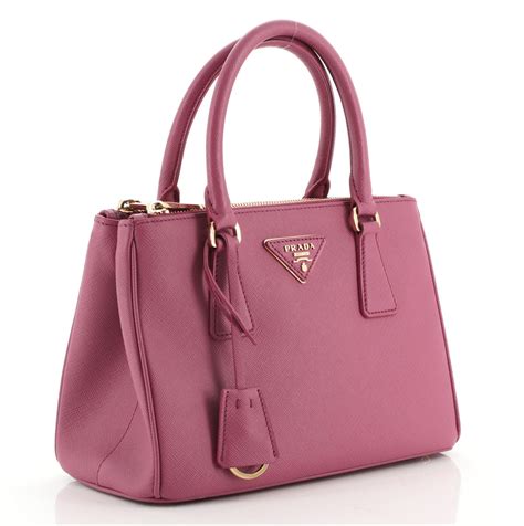 prada galleria double zip small saffiano leather tote|Review: Prada Saffiano Lux / Galleria Double Zip Tote Bag.